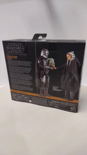 Star Wars Black Series The Mandalorian "Mandalorian, Ahsoka Tano,Grogu" Figure Set. смотреть онлайн