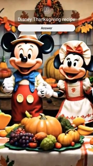 Disney Thanksgiving recipes | #shorts смотреть онлайн
