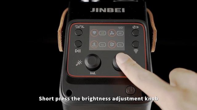 JINBEI EF 600PRO LED video light--Operation tutorial смотреть онлайн