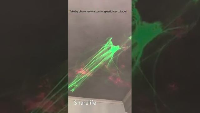 Red Green Laser Hypnotic Aurora Mix RGB LED DJ Party Home Remote Stage Lighting смотреть онлайн