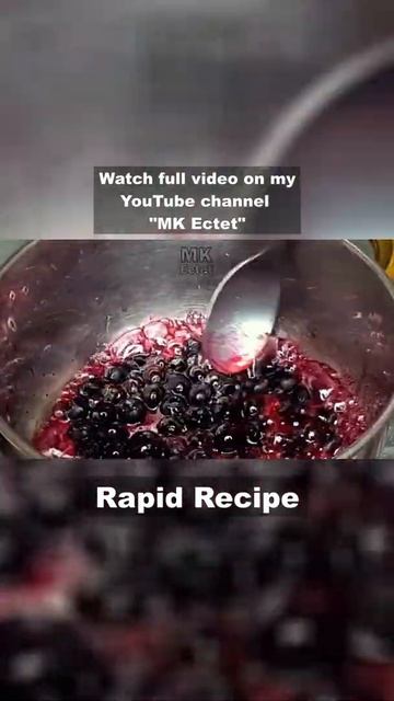 Blueberry sauce for cheesecake #shorts смотреть онлайн