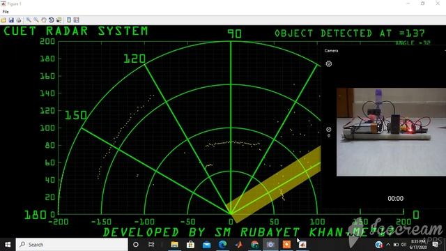 Radar project with HC-SR04 Sonar sensor, Arduino and Visualizing with MATLAB смотреть онлайн