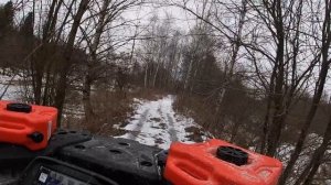 Обкатываем новый CF moto Cforce 500 EPS 2024 по лесам и дорогам