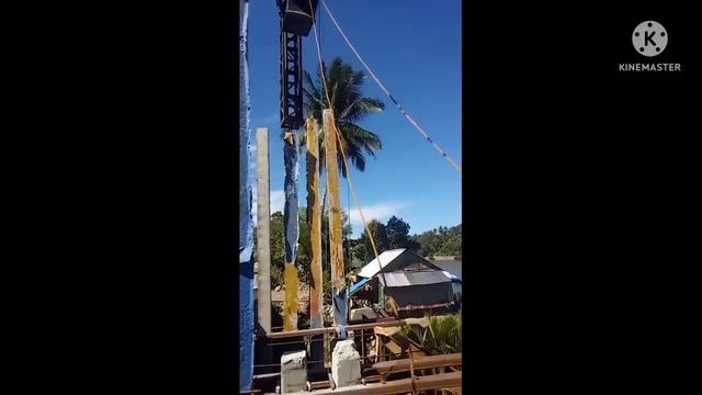 crane operation 45 tons nag baon ng pilote gamit ang desiel hammer смотреть онлайн