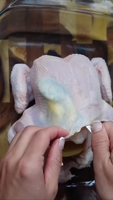 Juicy Garlic Herb Roast Chicken The Secret to Perfect Flavor Every Time! #shorts #fyp #food #chicke смотреть онлайн