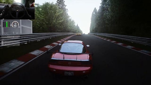 Mazda RX-7 1991 - Nürburgring - Touristenfahrten - Tail Cam - AC смотреть онлайн
