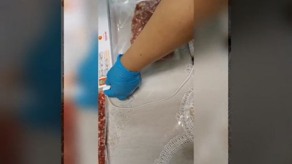 Вакумируем фарш, лепим пельмени#shorts