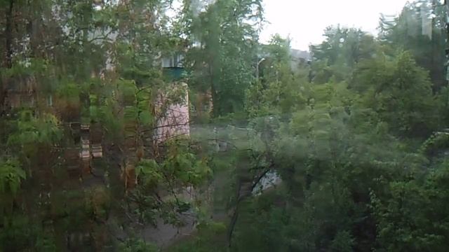Дождь, гроза вид через стеклоСьёмка А Ковалюк смотреть онлайн