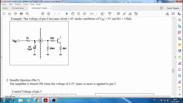 Amplificador LA42152