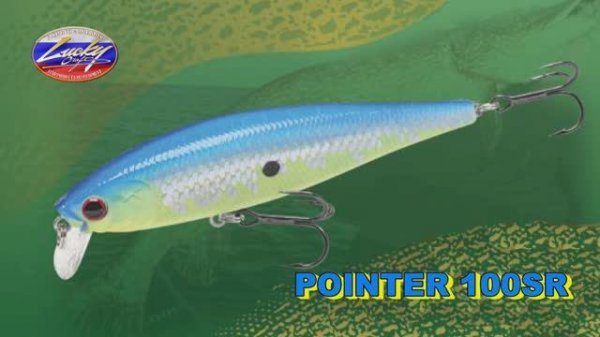 Lucky Craft Pointer 100SR - поклёвка на лежащий воблер!