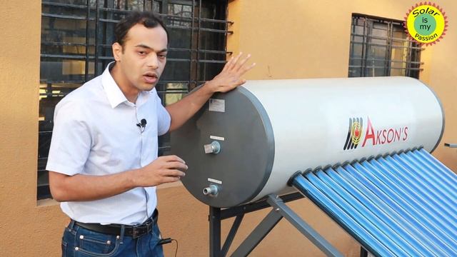 solar water heater working and its parts - explained,सोलर वॉटर हीटर | Solar Water Heater смотреть онлайн