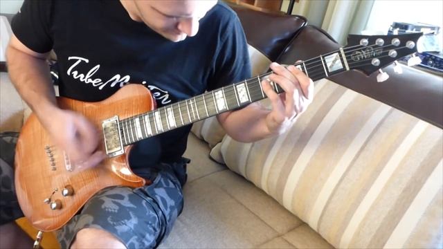 Warrior Custom Singlecut Playthrough Diezel Herbert, Mesa 4x12, Bareknuckle Aftermath & Rebel Yell.