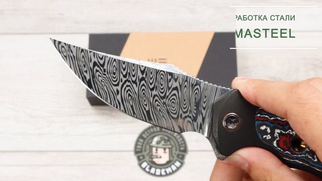 Нож WE Knife Magnetron, Damasteel, Titanium/Nebula Fat Carbon Fiber смотреть онлайн