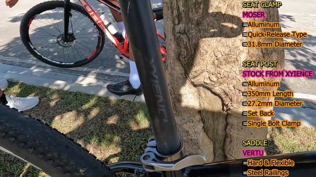 26 TOSEEK Rigid Fork Sa 27.5 XYIENCE MAXSPEED PRO Frame & 27.5 X 2.125 MTB Tires Ni Shawn Tomales