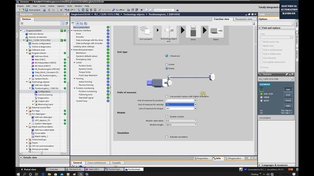 MS03f. [Siemens Motion Control] Online Axis Test via Axis Control Panel in TIA Portal [8/10] смотреть онлайн