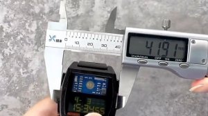 NORTH EDGE CyberTank Stainless Steel Strap Multifunctional Electronic Watch 3