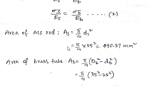 Problem on Compound (composite) bars, Mechanics of Solids (Strength of Materials) смотреть онлайн
