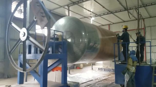 SF double-layer underground fuel tank production line смотреть онлайн