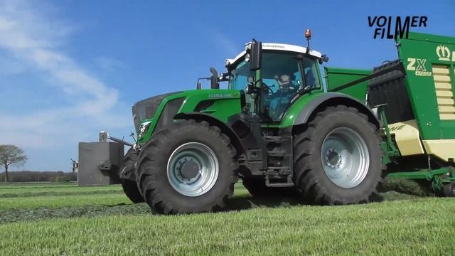 Gras silage with Fendt & Krone смотреть онлайн