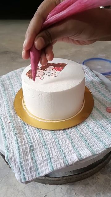 Anniversary bento cake ✨🤍❤ #anniversarycake #dessert #minicake #bentocake смотреть онлайн