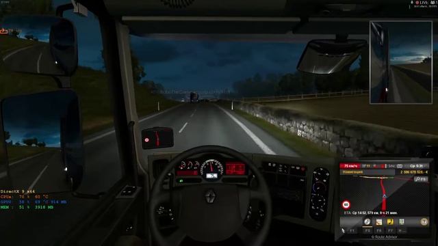 Euro Truck Simulator 2 MultiPlayer смотреть онлайн