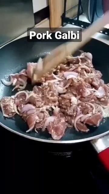 pork with galbi sauce #koreanfood #stirfry #food #asmr #shorts смотреть онлайн