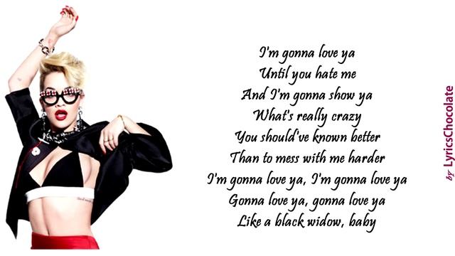 Iggy Azalea ft. Rita Ora - Black Widow (Lyrics Video) смотреть онлайн