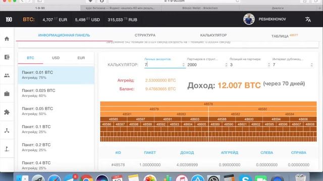 Новый калькулятор бинара 1 9 90 как инструмент планирования смотреть онлайн