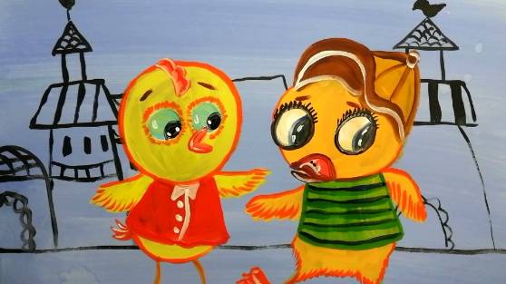 Как нарисовать цыплёнка и утёнка. смотреть онлайн