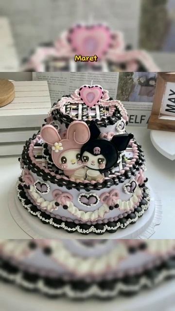 KUE ULTAH KUROMI & MY MELODY 🎂 PART 1#shorts смотреть онлайн