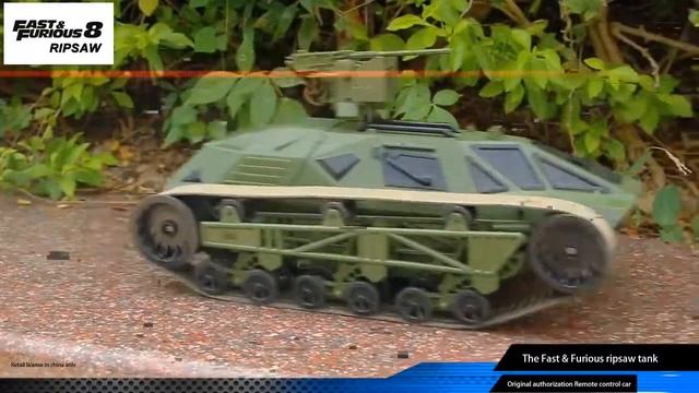 FAST & FURIOUS 8 - RIPSAW Authorized Model Tank Remote Control Car RC Tank Battle смотреть онлайн