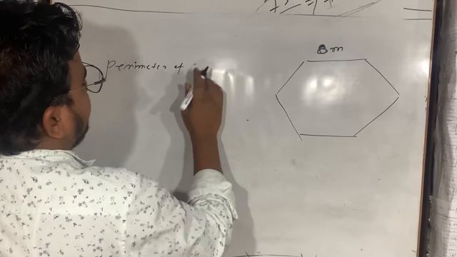 Find the perimeter of a regular hexagon with each side measuring 8 m смотреть онлайн