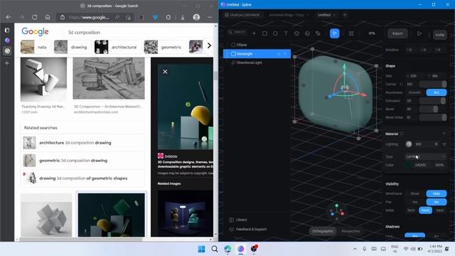 Create Epic 3d designs with Spline|Spline Tutorial смотреть онлайн