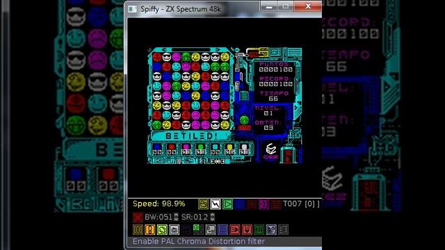 BeTiled - ZX Spectrum - emulador Spiffy 0.6.5 - testeado Windows 7 x64 смотреть онлайн