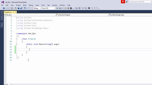 16 - C# Tutorial For Beginners in Hindi/Urdu - Var vs Dynamic keyword in C# смотреть онлайн