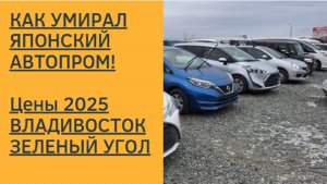 Цены на АВТО 2025 удивляют! Владивосток. Зеленый угол.