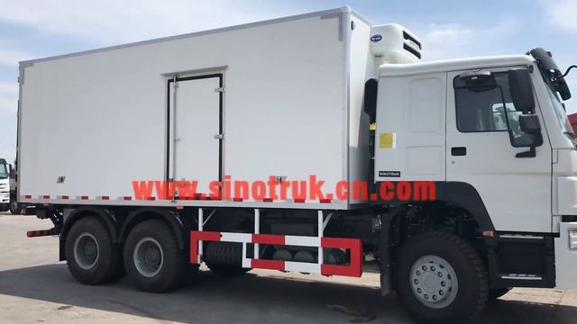 SINOTRUK HOWO refrigerated truck смотреть онлайн