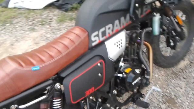 Новый китайский мотоцикл Forte Scrambler 300 Новинка 2024 смотреть онлайн