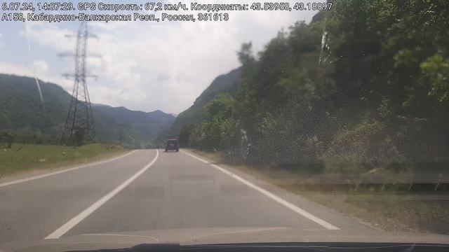Поездка на машине в реальном времени. Из Минеральных вод на Эльбрус. Часть 5 смотреть онлайн