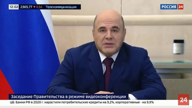 Мишустин на заседании правительства 28.01.21.