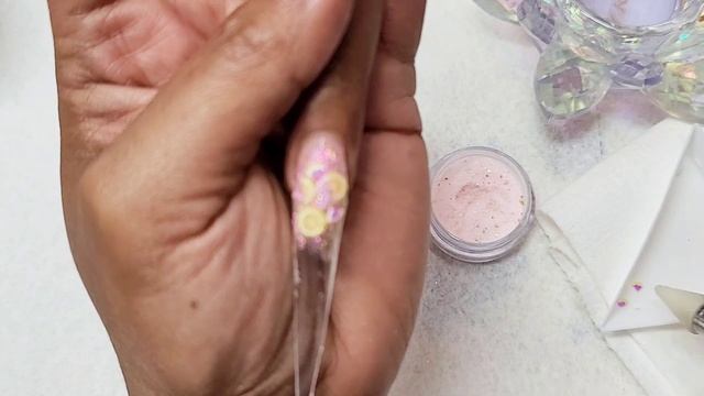 Acrylic Nails|Using @amberdipsalot |Pink Lemonade Set #nailsathome #acrylic смотреть онлайн