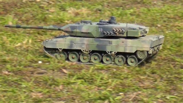 Heng long 1:16 RC Tank Leopard 2A6 upgrade смотреть онлайн