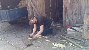 КАК СДЕЛАТЬ ЧЕРЕНОК ДЛЯ ЛОПАТЫ?! ЧЕРЕНОК ДЛЯ ЛОПАТЫ СВОИМИ РУКАМИ!