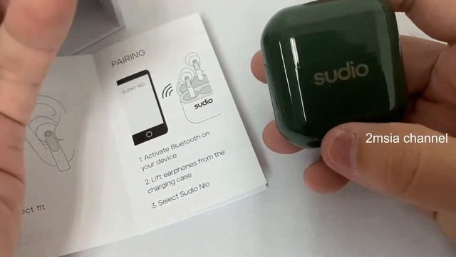 How to Pair Bluetooth Earphone Sudio NIO Best Wireless Earbuds смотреть онлайн