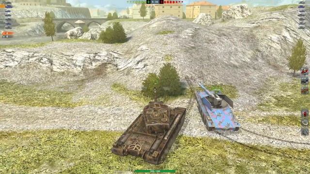 T30 ● 6.9K & 6.7K ● World of Tanks Blitz смотреть онлайн