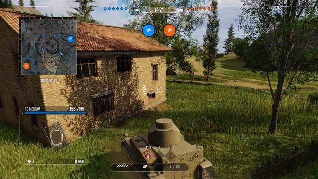 World of Tanks T2 Medium tank Mines map destroyed 1 tank смотреть онлайн