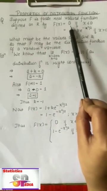 Question based on right continuous property of cumulative distribution function in statistics#short смотреть онлайн