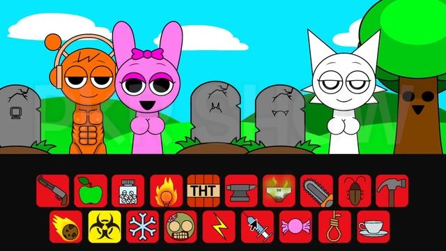 Анимация Спрунки - Incredibox Sprunki Sinner Edition Новая фаза SUS! НОВЫЙ МОД — все реакции смотреть онлайн