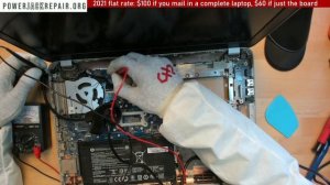 HP PROBOOK 450 g4 laptop disassembly charge port power jack repair fix charging connector