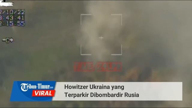 Detik detik Howitzer Ukraina yang Terparkir Dibombardir Rusia смотреть онлайн